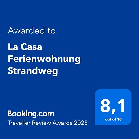 La Casa Ferienwohnung Strandweg Штайнберг Экстерьер фото